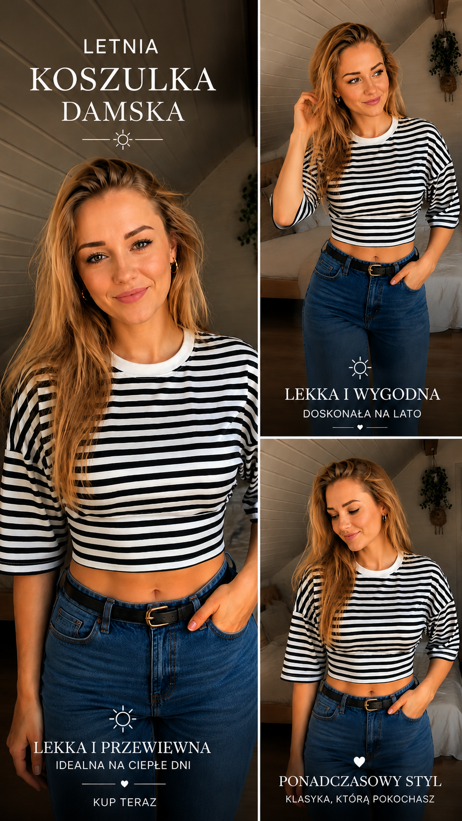 BLUZKA DAMSKA - MARINA 🌊🌞