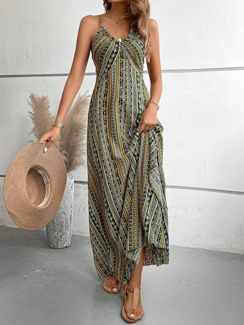 Letnia Sukienka Maxi Boho 🌞 | Elegancja i Swoboda