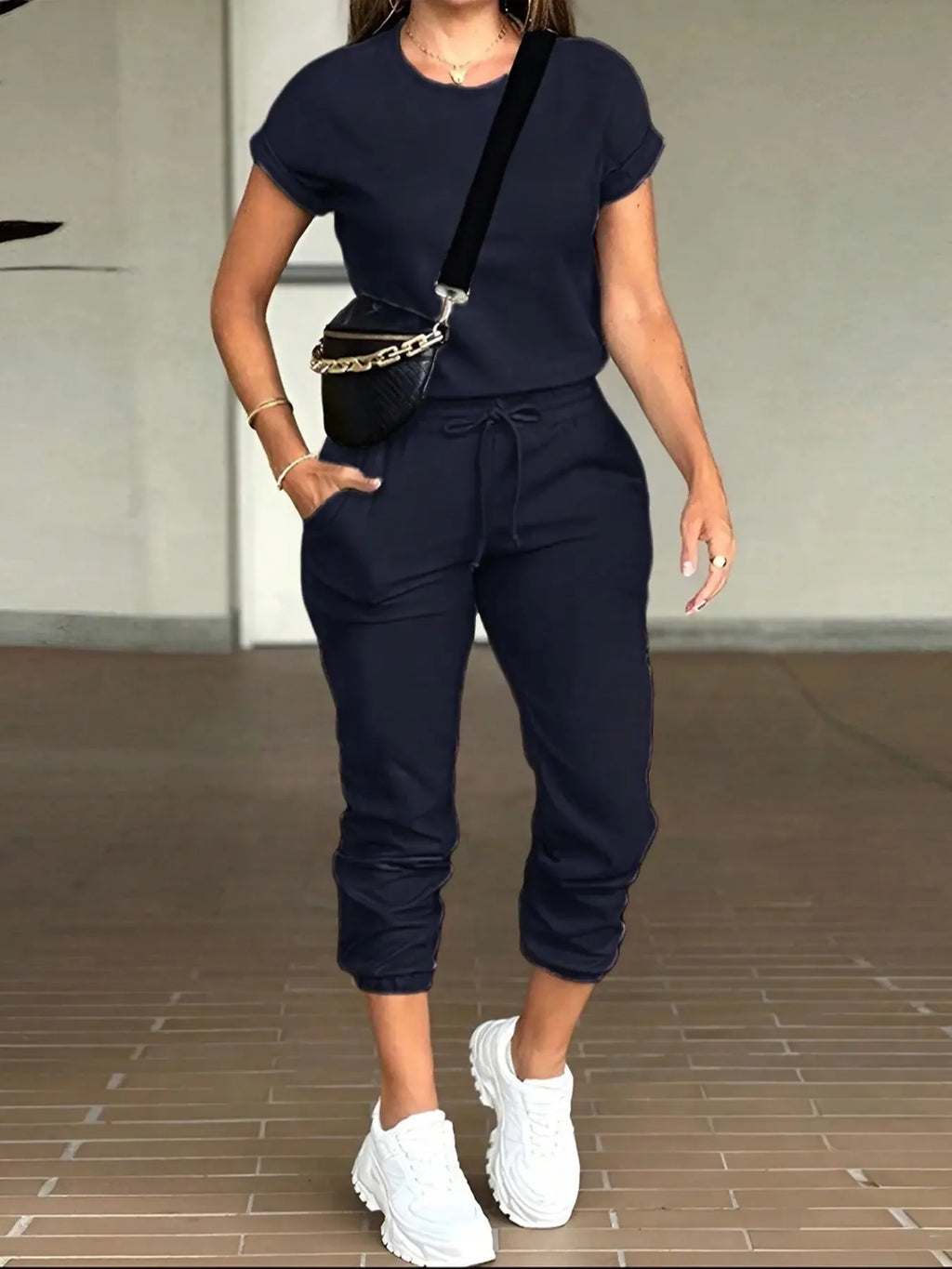 DAMSKI KOMPLET CASUAL - LUNAFIT 👩‍🦰