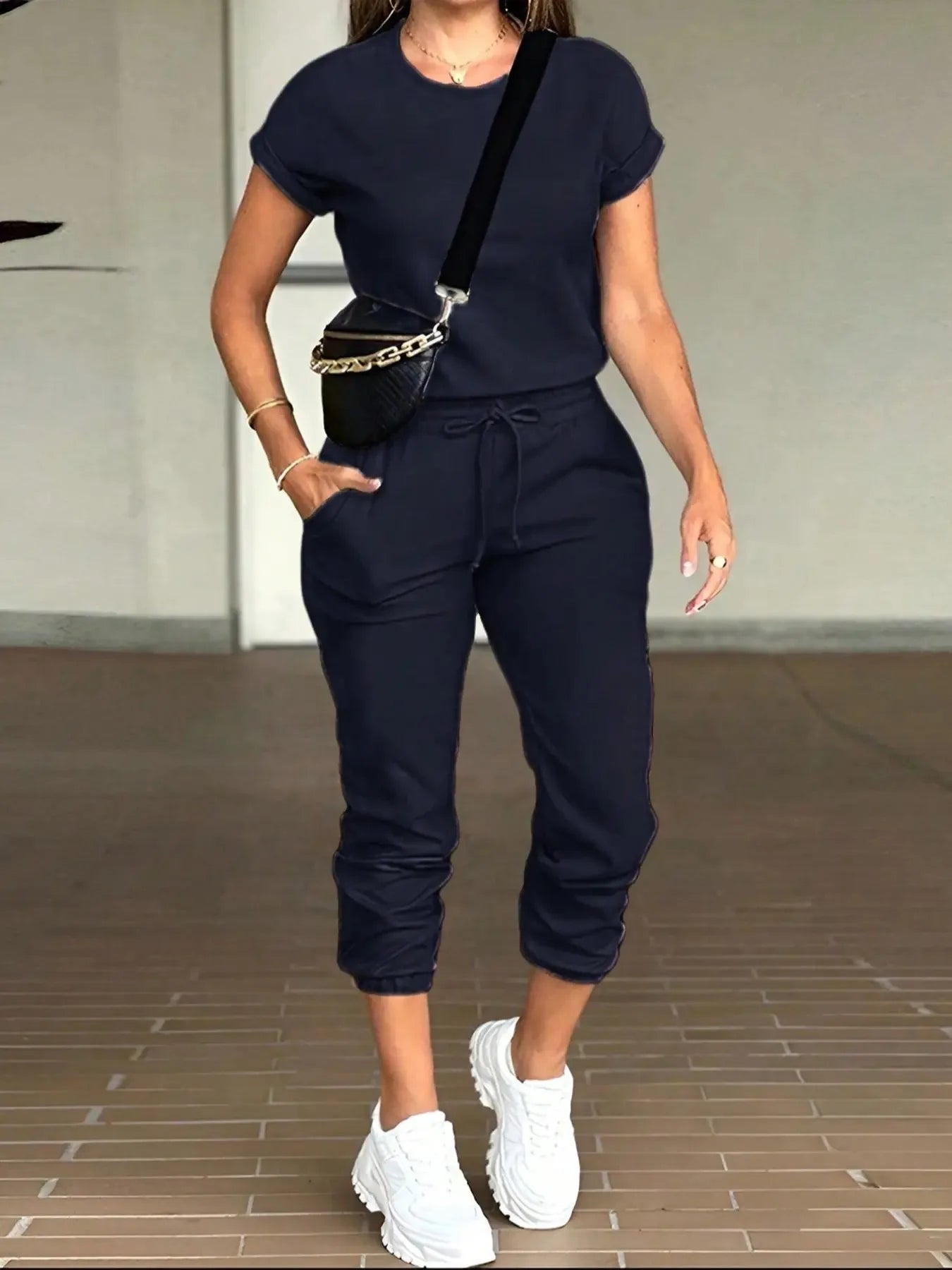 DAMSKI KOMPLET CASUAL - LUNAFIT 👩‍🦰