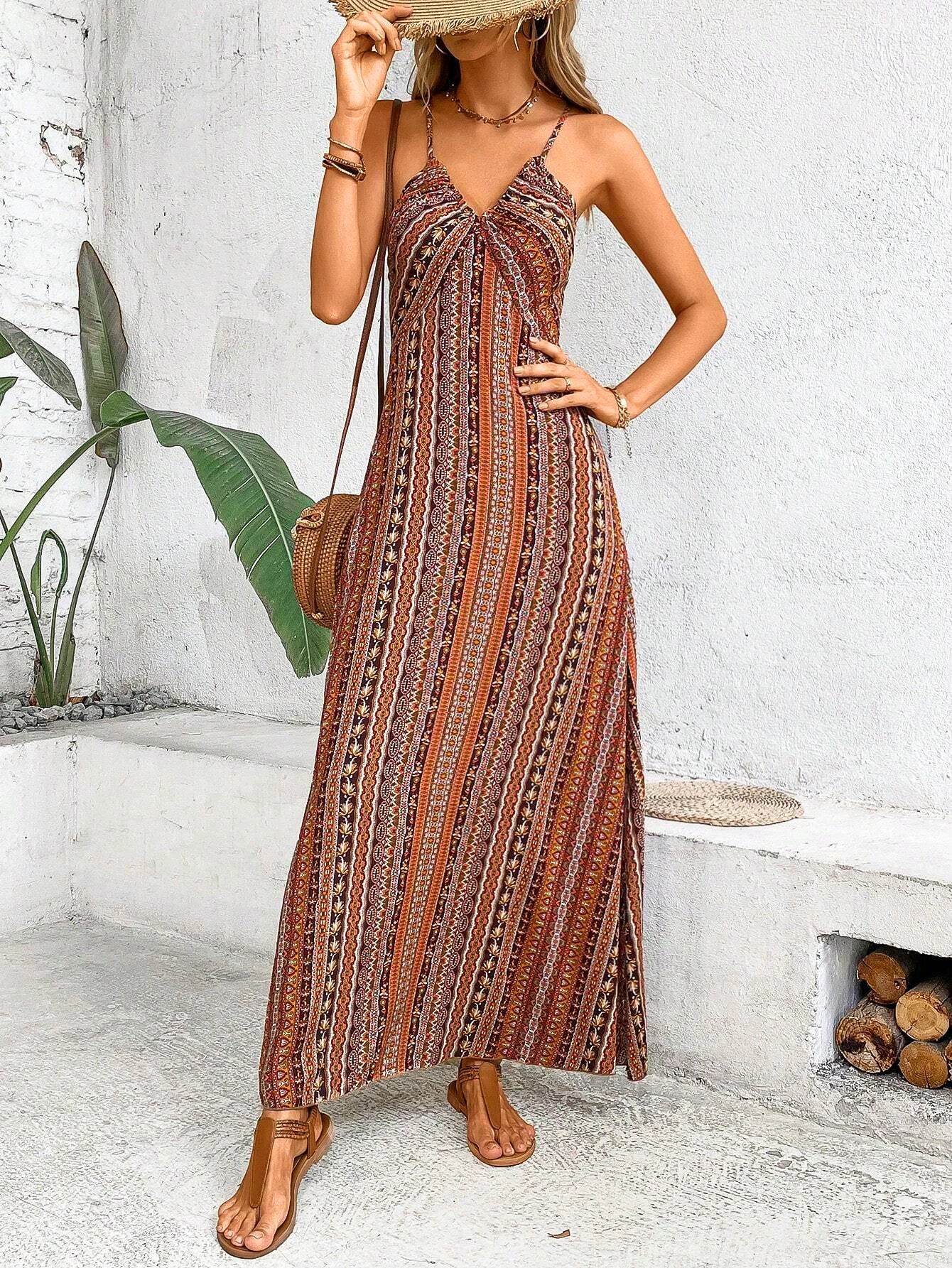 Letnia Sukienka Maxi Boho 🌞 | Elegancja i Swoboda