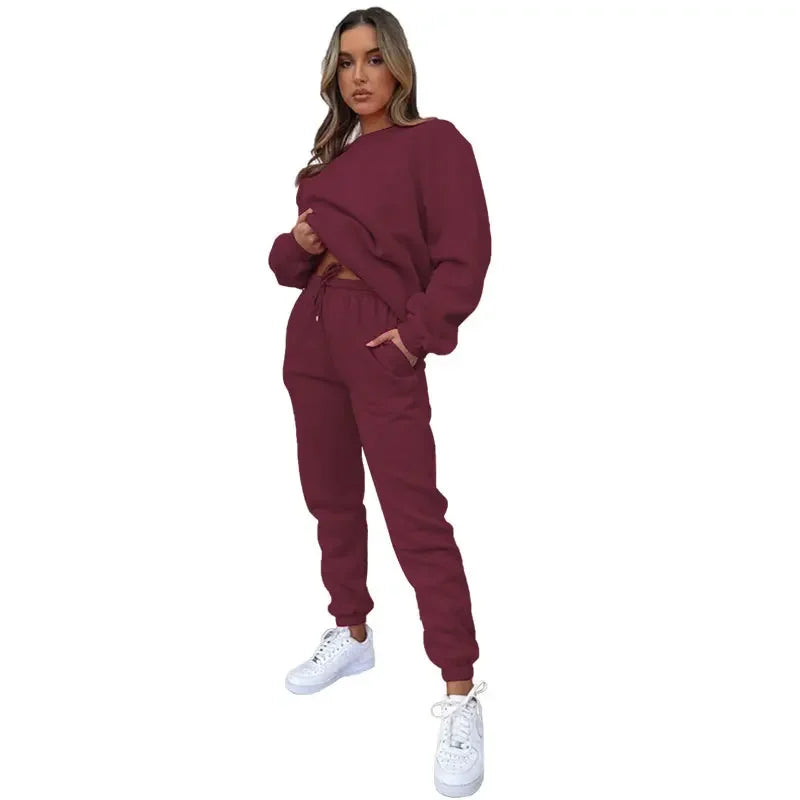 PUDROWY KOMPLET DRESOWY- BLUZA +SPODNIE 👱‍♀️