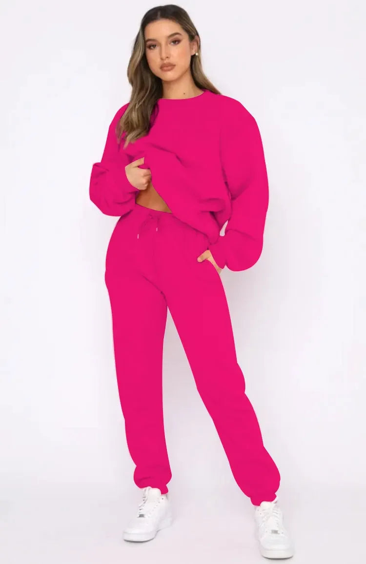PUDROWY KOMPLET DRESOWY- BLUZA +SPODNIE 👱‍♀️