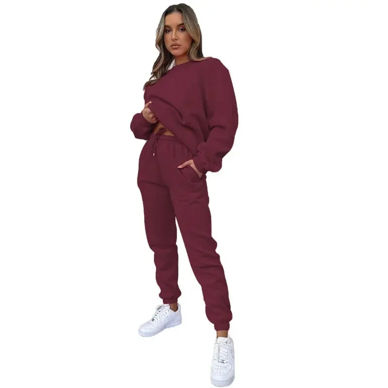 PUDROWY KOMPLET DRESOWY- BLUZA +SPODNIE 👱‍♀️