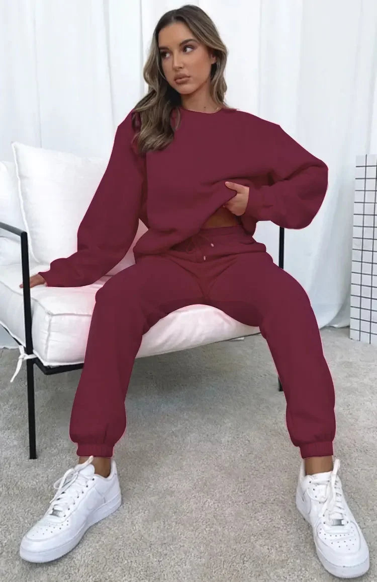 PUDROWY KOMPLET DRESOWY- BLUZA +SPODNIE 👱‍♀️