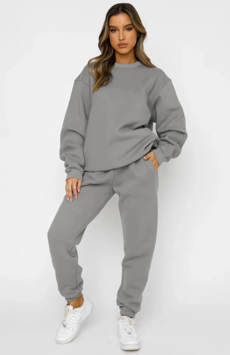 PUDROWY KOMPLET DRESOWY- BLUZA +SPODNIE 👱‍♀️