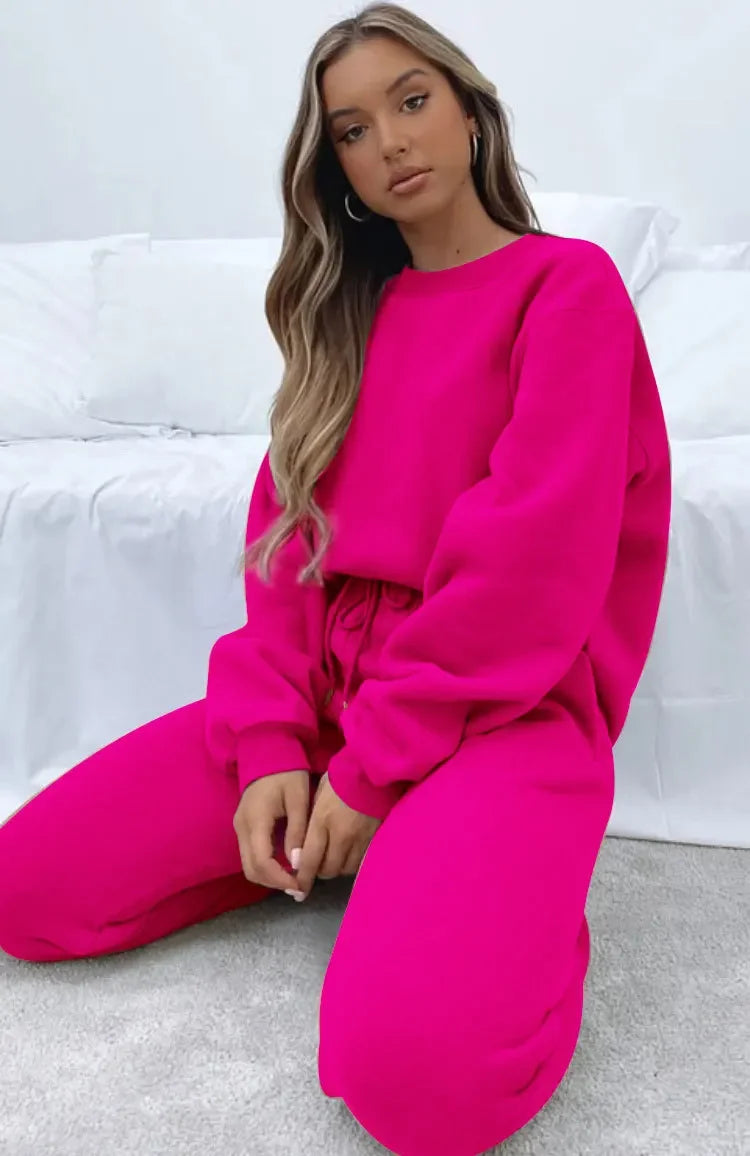 PUDROWY KOMPLET DRESOWY- BLUZA +SPODNIE 👱‍♀️