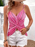 Bluzka Damska Top Boho | Letni Top w Paski 🌞