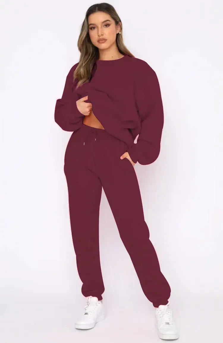 PUDROWY KOMPLET DRESOWY- BLUZA +SPODNIE 👱‍♀️