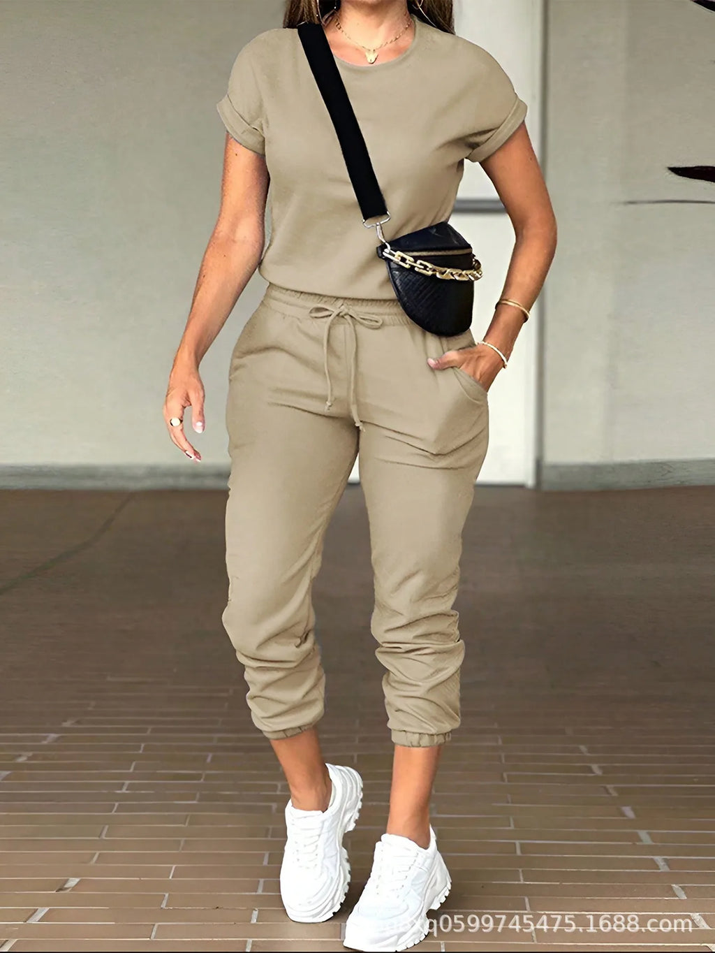 DAMSKI KOMPLET CASUAL - LUNAFIT 👩‍🦰