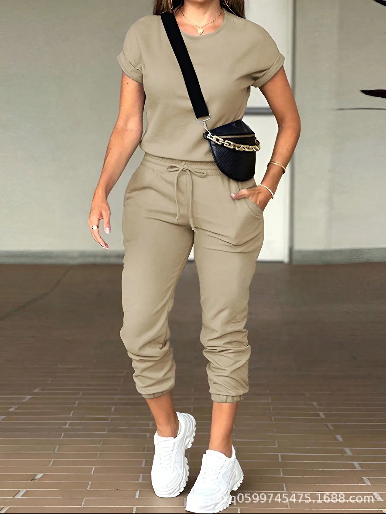 DAMSKI KOMPLET CASUAL - LUNAFIT 👩‍🦰