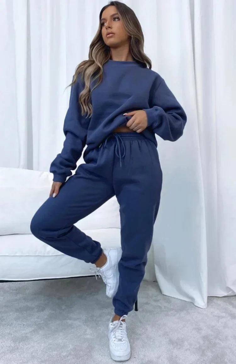 PUDROWY KOMPLET DRESOWY- BLUZA +SPODNIE 👱‍♀️
