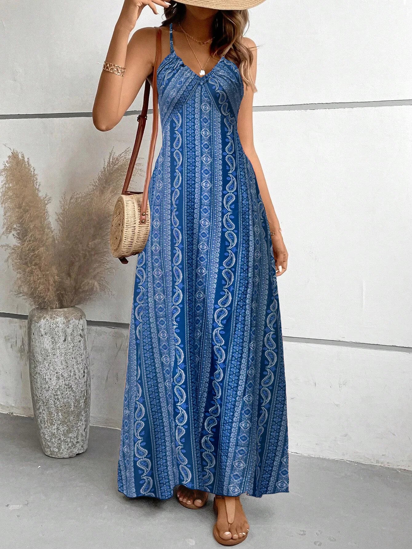Letnia Sukienka Maxi Boho 🌞 | Elegancja i Swoboda