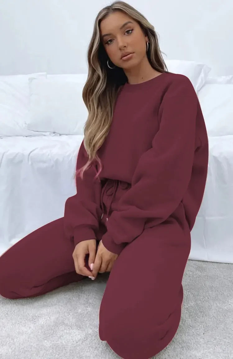 PUDROWY KOMPLET DRESOWY- BLUZA +SPODNIE 👱‍♀️