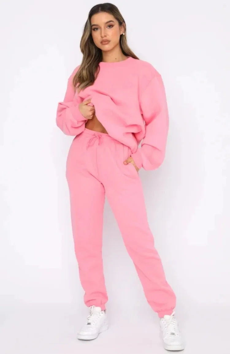 PUDROWY KOMPLET DRESOWY- BLUZA +SPODNIE 👱‍♀️