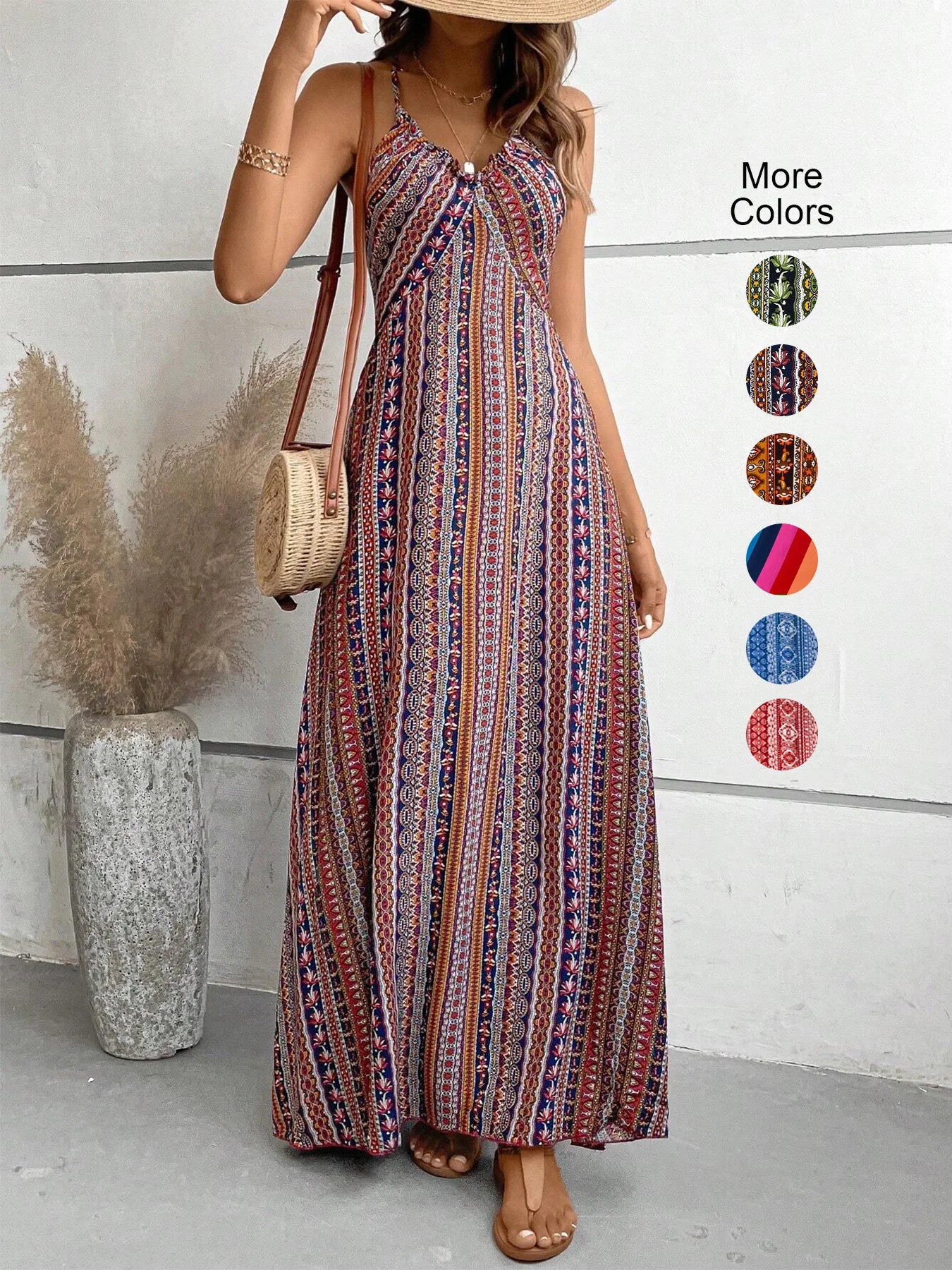 Letnia Sukienka Maxi Boho 🌞 | Elegancja i Swoboda