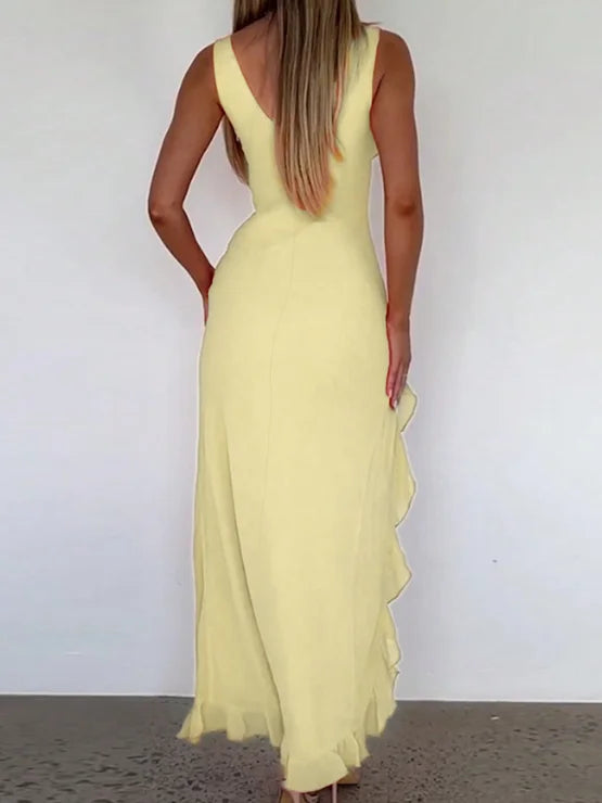 Sukienka Damska Kaskada Koktajlowa | Elegancja na każdą okazję 🌊🔥