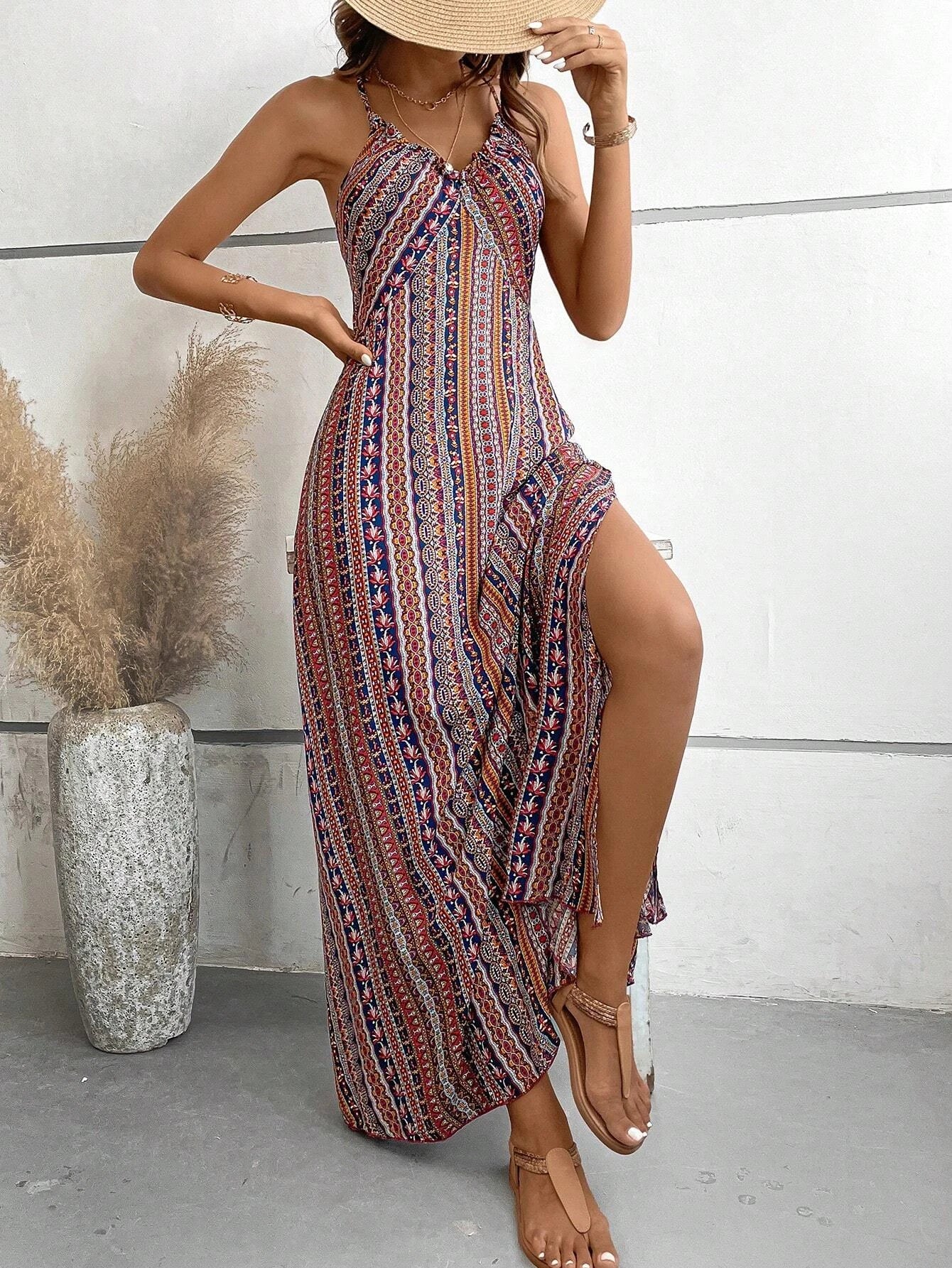 Letnia Sukienka Maxi Boho 🌞 | Elegancja i Swoboda