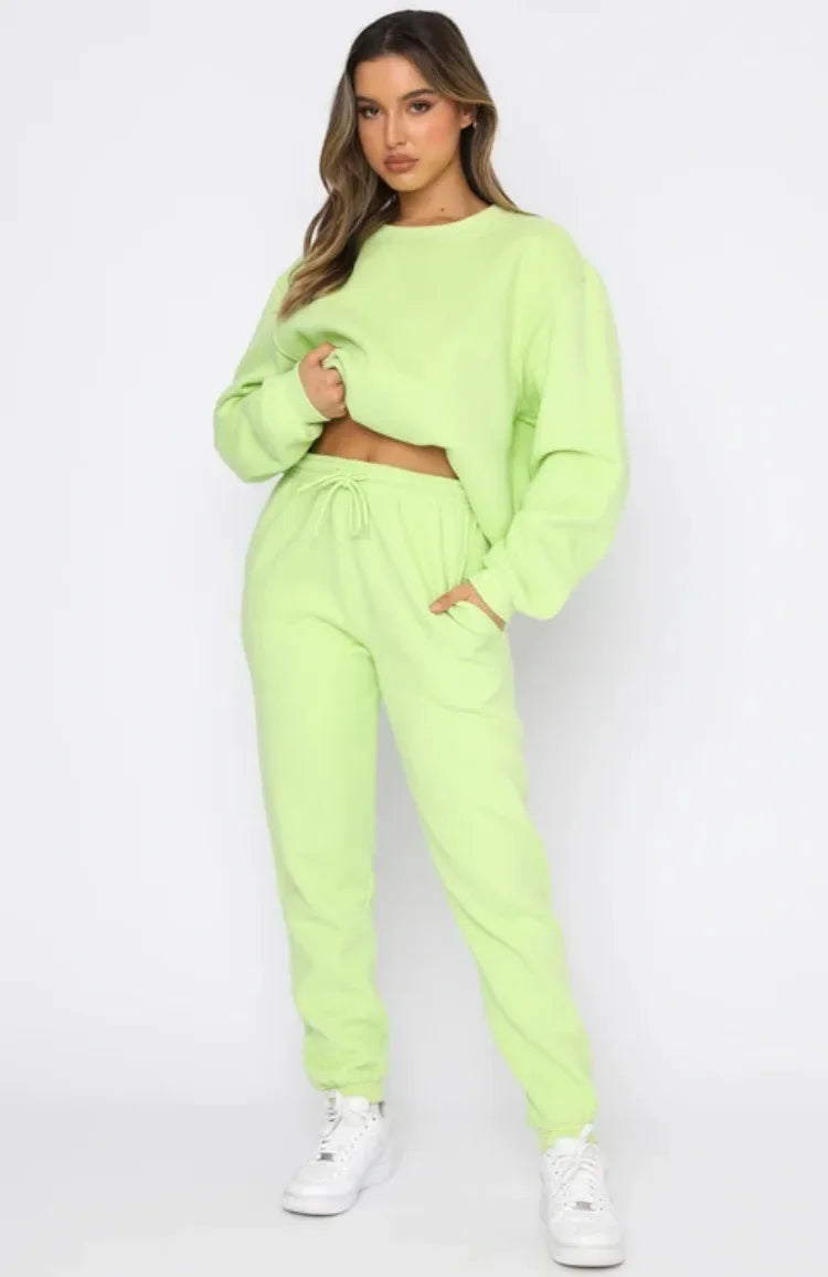 PUDROWY KOMPLET DRESOWY- BLUZA +SPODNIE 👱‍♀️