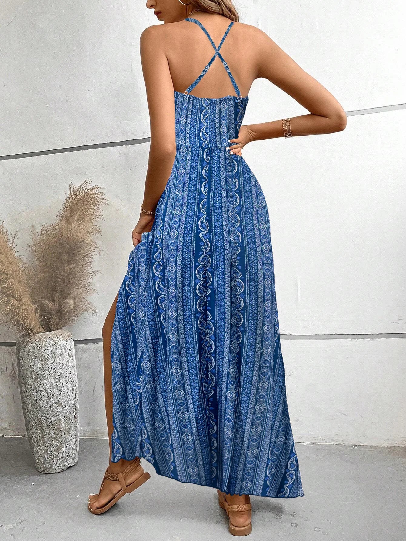 Letnia Sukienka Maxi Boho 🌞 | Elegancja i Swoboda