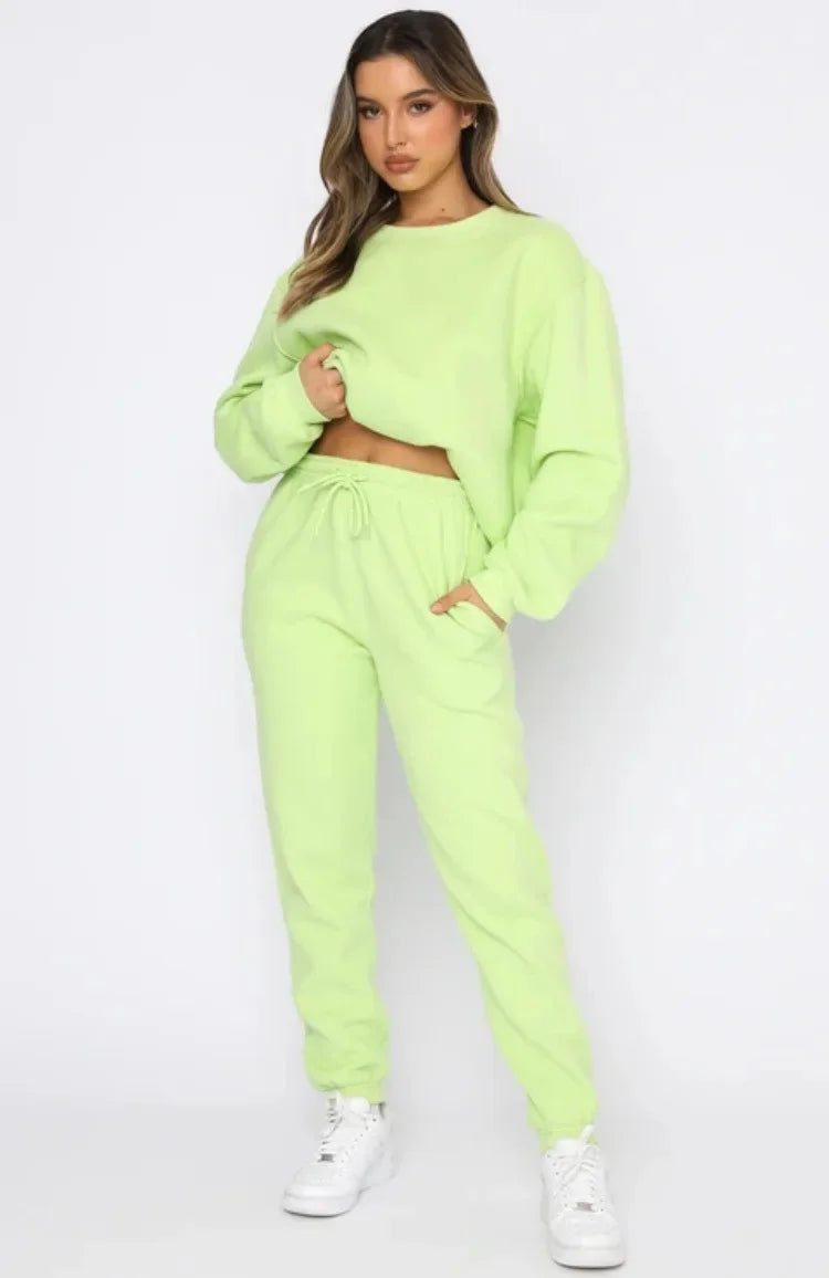 PUDROWY KOMPLET DRESOWY- BLUZA +SPODNIE 👱‍♀️