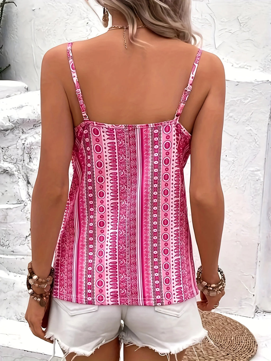 Bluzka Damska Top Boho | Letni Top w Paski 🌞