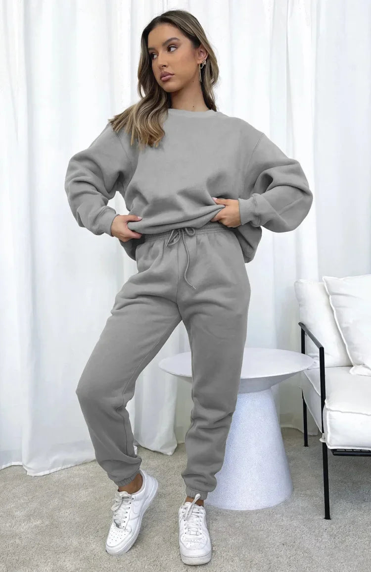 PUDROWY KOMPLET DRESOWY- BLUZA +SPODNIE 👱‍♀️