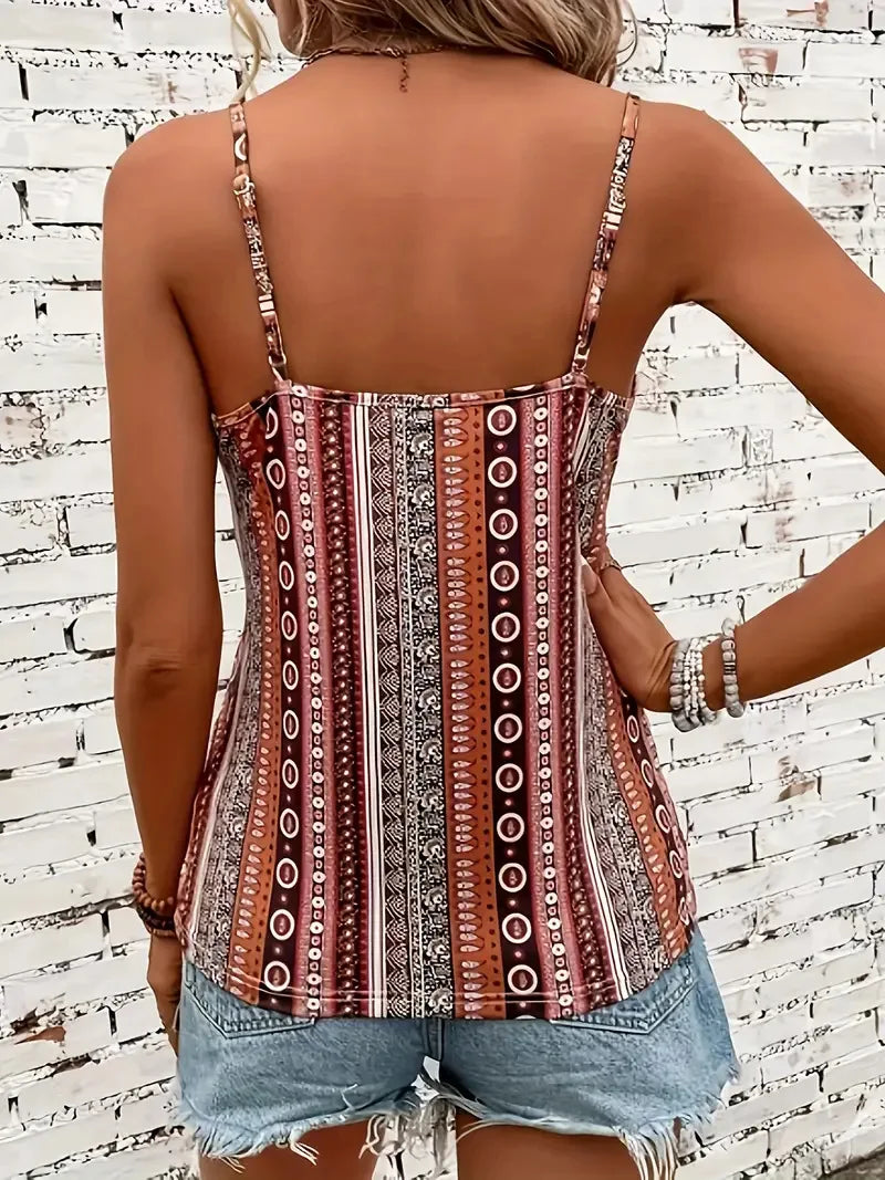 Bluzka Damska Top Boho | Letni Top w Paski 🌞