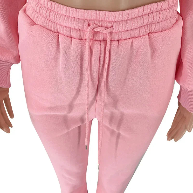 PUDROWY KOMPLET DRESOWY- BLUZA +SPODNIE 👱‍♀️