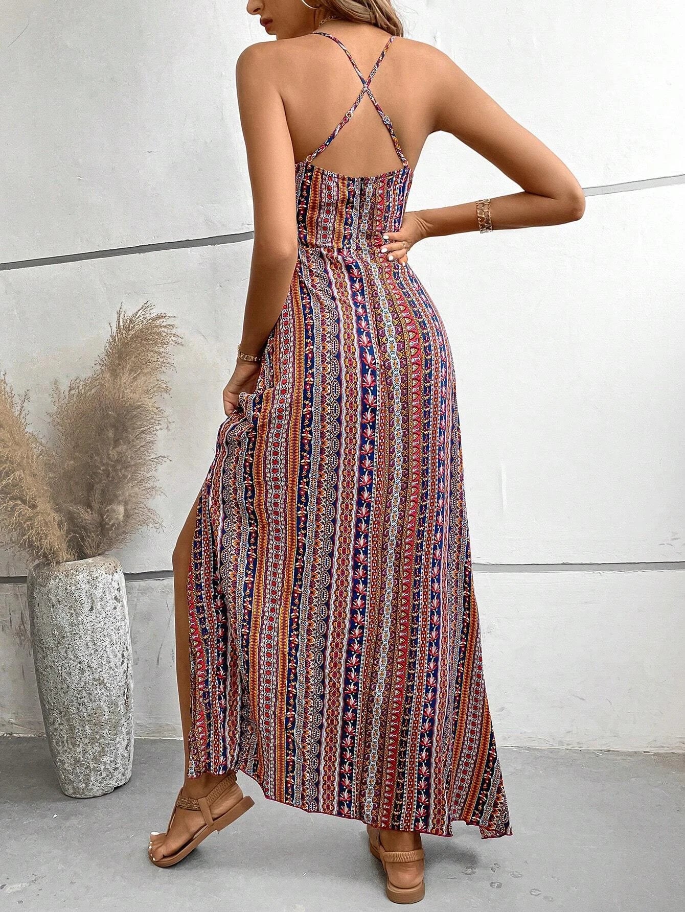 Letnia Sukienka Maxi Boho 🌞 | Elegancja i Swoboda