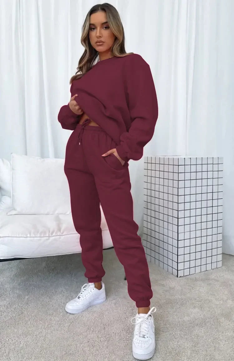 PUDROWY KOMPLET DRESOWY- BLUZA +SPODNIE 👱‍♀️