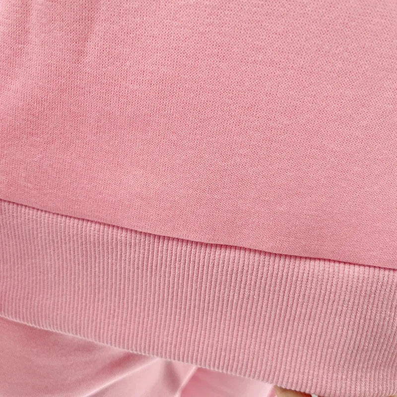 PUDROWY KOMPLET DRESOWY- BLUZA +SPODNIE 👱‍♀️