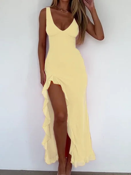 Sukienka Damska Kaskada Koktajlowa | Elegancja na każdą okazję 🌊🔥