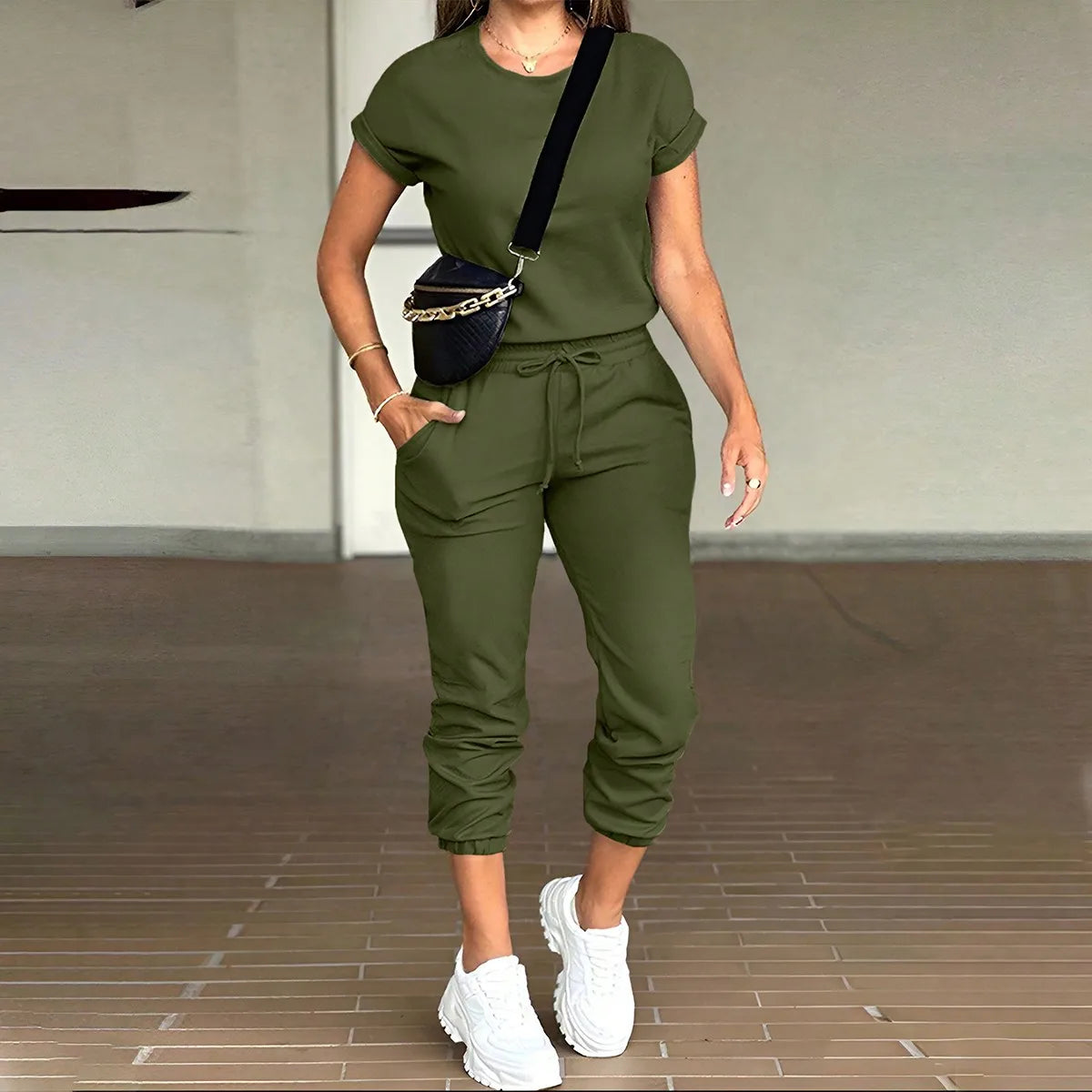 DAMSKI KOMPLET CASUAL - LUNAFIT 👩‍🦰