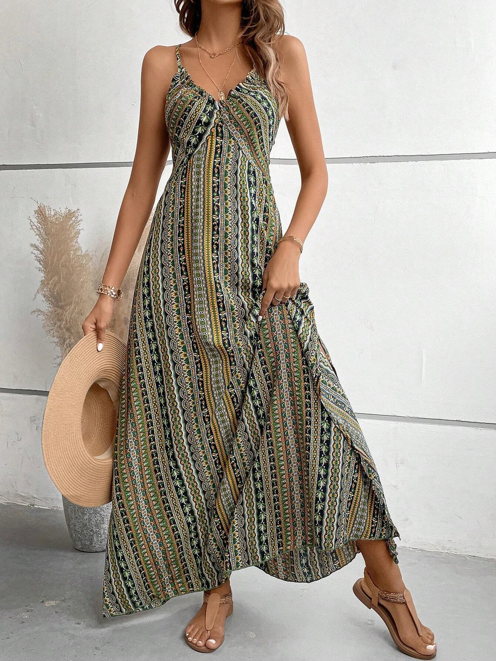 Letnia Sukienka Maxi Boho 🌞 | Elegancja i Swoboda